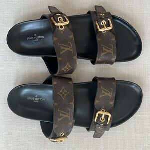 Louis Vuitton Bom Dia Flat Mule Size 40